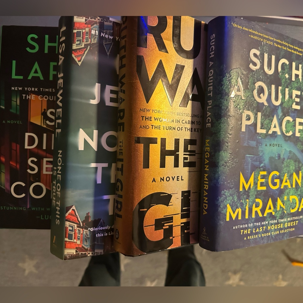 Set of Four Hardcover Novels